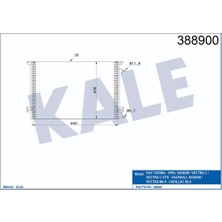 Klima Kondenseri Vectra C Signum Fiat Croma (Al Al) (640X408X16)
