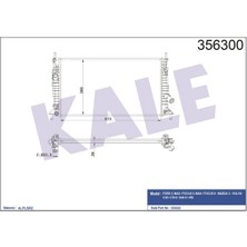 Parçafix Radyatör Focus 1.6tdci 2003-2010 (670X368X26) (Al Pl Brz)