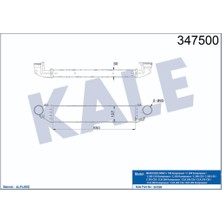 Turbo Radyatörü Mercedes W203 00 07 S203 2001-07 CL203 2001-2008