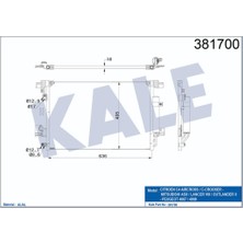 Klima Kondenseri P4007 P4008 C4 Aircross C Crosser