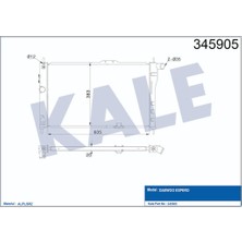 Radyatör Daewoo Espero 1.5 1.8 2.0 1995-1999