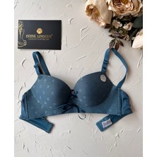 Intive Lingerie Alice Ithal Balensiz Push-Up Çiçek Desenli Önden Kurdeleli Sütyen