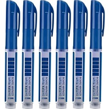 Artlantis Mavi Yazı Tahta Kalemi 6 Adet Kartuşlu Değişebilen Kolay Silinebilir Beyaz Yazı Tahta Kalemi Doldurulabilir