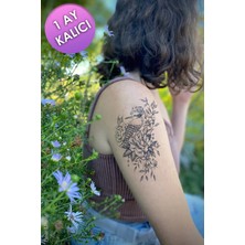 BP Tattoo 1 Ay Kalıcı Tattoo Gerçek Dövme Görünümlü Çiçek Dövmesi