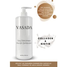 Vasada Saç Dökülmesine Karşı At Kuyruğu Özlü Biotin Ve Keratin Katkılı Sülfatsız Bitkisel Şampuan