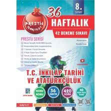 Nartest Yayınevi Nartest 8. Sınıf Lgs Haftalık Inkılâp Tarihi ve Atatürkçülük  Denemeleri (Prestij Serisi)