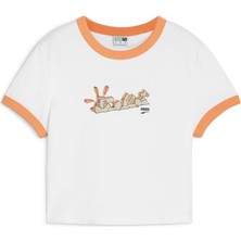 Puma Downtown Kadın Grafik Baby Tee