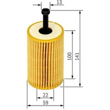 Bosch Peugeot 307 1.6 2000-2005 Bosch Yağ Filtresi N11.13329
