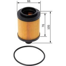 Bosch Opel Astra J 1.3 Cdtı Bosch Yağ Filtresi 2009-2015 N11.9858