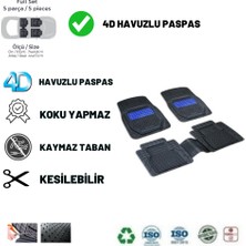 Zeyno Ticaret Toyota Aygo 2009 Uyumlu Havuzlu Ünıversal Yeni Nesil Plus Paspas Siyah - Kırmızı