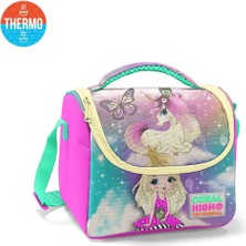 Coral High Kız Çocuk Unicorn ve Kız Okul Beslenme Çantası - Thermo Yalıtımlı