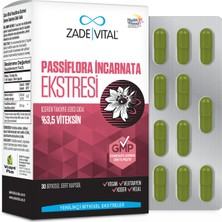 Zade Vital Passiflora Ekstresi 30 Bitkisel Kapsül