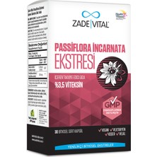 Zade Vital Passiflora Ekstresi 30 Bitkisel Kapsül