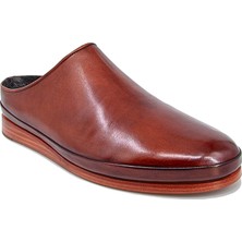 Trust Shoes Kahverengi Erkek Deri Sabo Ayakkabı