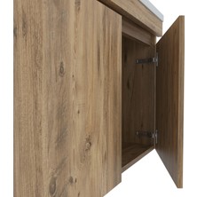 Teta Home Tokyo 80 cm Mdf Banyo Dolabı Seti