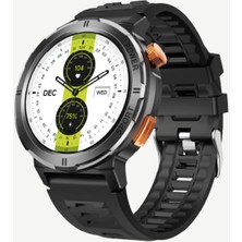 44 mm Link Tech S93 Premium Süper Amoled Lt Watch Akıllı Saat Resmi Distribütör Garantili Siyah 300