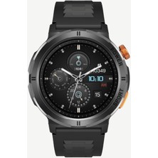 44 mm Link Tech S93 Premium Süper Amoled Lt Watch Akıllı Saat Resmi Distribütör Garantili Siyah 300