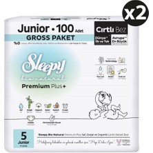 Sleepy Bio Natural Premium Plus Gross Paket Bebek Bezi 5 Numara Junior 200 Adet