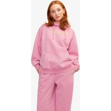 Jjxx Jxelizabeth Loose Kadın Pembe Sweatshirt 12262566-MOONLITEMAUVE