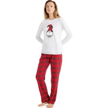 Blackspade Kadın Pijama Takımı 51622 - Beyaz