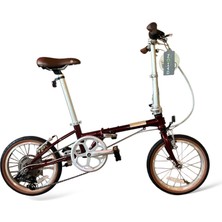 Dahon Boardwalk D7 16'' 7V Vb Katlanır Bisiklet - Bordo