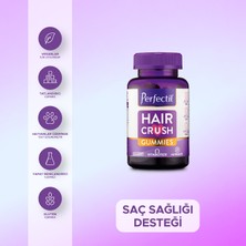 Perfectil At kuyruğu Ekstresi, Üzüm Çekirdeği Ekstresi, Biotin İçeren Vegan Saç Sağlığı Vitamini 60 Gummies