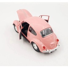 ZFN Metal Beetle Vosvos Diecast Nostaljik Araba 12 cm Açılır Kapı Çek Bırak Dekor Oyuncak