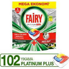 Fairy Platinum Plus Bulaşık Makinesi Deterjanı 102’li