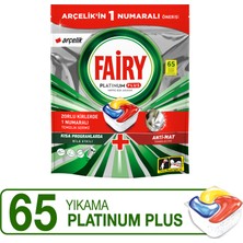 Fairy Platinum Plus Bulaşık Makinesi Deterjanı 65’li  Arçelik Özel Paketleri