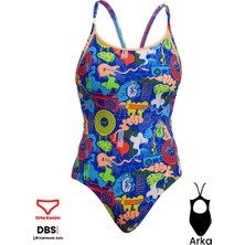 Funkita Db Blues Baby Kadın Antrenman Mayo, Elmas Sırt