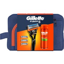 Gillette Fusion H+4 + Fusion Jel 200ML + Çanta