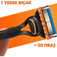 Gillette Fusion H+4 + Fusion Jel 200ML + Çanta