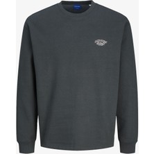 Jack & Jones Jorbronx Erkek Yeşil Sweatshirt 12262880-FORESTRIVER