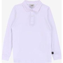 Jeep Uzun Kollu T-Shirt, 7-8 Yaş, Beyaz