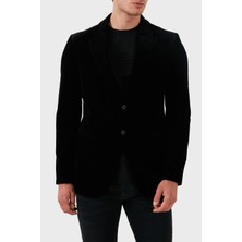 Armani Collezioni Regular Fit Mono Yaka Kadife Blazer Ceket Erkek Ceket Mcgra0 MCF31 001