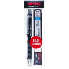 Oppland Kırtasiye Rotring Tikky 2b Uçlu Kalem Orijinal Silgi Hediyeli 0.7 mm Ergonomik Dayanıklı Set