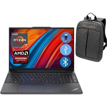 Lenovo  E16 Thınkpad 21JT0017TX ATL49 RYZEN7-7730U 8GB 512GB M.2 SSD  16" WİN 11 PRO Taşınabilir Bilgisayar + ÇANTA