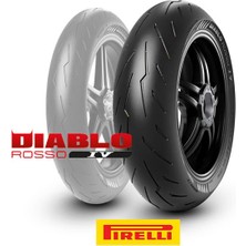 Pirelli Set 120/70ZR17 ve 180/55ZR17 Diablo Rosso Iv Ön Arka Takım Lastik