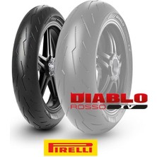 Pirelli Set 120/70ZR17 ve 180/55ZR17 Diablo Rosso Iv Ön Arka Takım Lastik