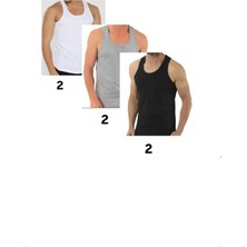 Gizem İç Giyim 6'Lı Paket Karışık Renk Erkek Atlet