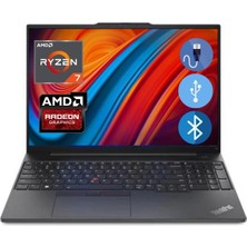 Lenovo  E16 Thınkpad 21JT0017TX ATL28 RYZEN7-7730U 40GB 1TB M.2 SSD  16" WİN 11 PRO Taşınabilir Bilgisayar