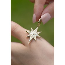 ÇGK KUYUMCULUK Kuzey Yıldızı Altın Kolye Ucu  CGKKLY131