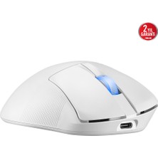 Asus Rog Kerıs Iı Wıreless Ace Oyuncu Mouse 42000 Dpı 750 IPS Optik Sensör Aura Sync Rgb Beyaz