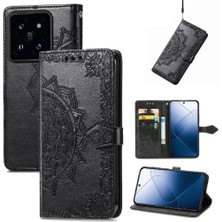 Mays Home1 Xiaomi 14T Pro Için Flip Case Zarif Desen Kapak Çevirin Deri Kılıf (Yurt Dışından)