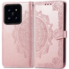 Mays Home1 Xiaomi 14T Pro Için Flip Case Zarif Desen Kapak Çevirin Deri Kılıf (Yurt Dışından)