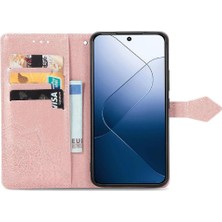 Mays Home1 Xiaomi 14T Pro Için Flip Case Zarif Desen Kapak Çevirin Deri Kılıf (Yurt Dışından)