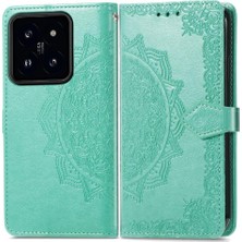 Mays Home1 Xiaomi 14T Pro Için Flip Case Zarif Desen Kapak Çevirin Deri Kılıf (Yurt Dışından)