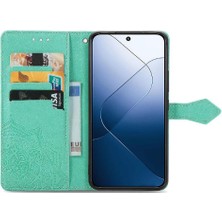 Mays Home1 Xiaomi 14T Pro Için Flip Case Zarif Desen Kapak Çevirin Deri Kılıf (Yurt Dışından)