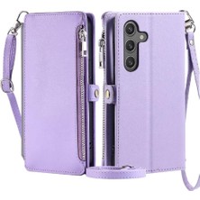 Mays Home1 Samsung Galaxy A15 Için Crossbody Durumda 4g/5g 9 Kart Yuvaları Uzun Kordon Yuvası (Yurt Dışından)