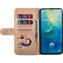 Mays Home1 Huawei Mate 20 Için Fermuarlı Cebi Durumda Manyetik Kapatma Bilek Kayışı Kartı (Yurt Dışından)